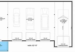 Image result for 4 Car Detached Garage Plans