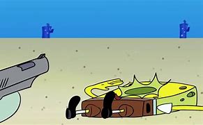 Image result for Squidward Shooting Spongebob Meme