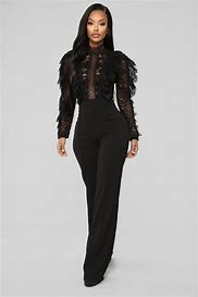 Image result for Black Lace Jumpsuit Fashion Nova