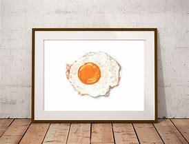 Image result for Fried Egg Art