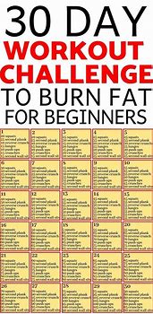 Image result for 30-Day Workout Challenge to Lose Weight