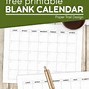 Image result for Empty 30-Day Printable Calendar