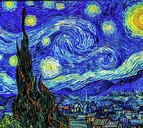 Image result for Van Gogh Starry Night Print