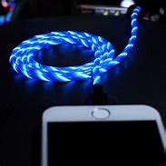Image result for Light-Up Charging Cable Flowing iPhone