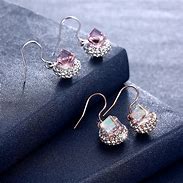 Image result for Simple Square Drop Earrings