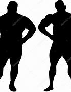 Image result for Fat Man Silhouette