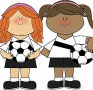 Image result for Girls Soccer Clip Art