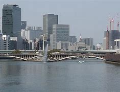 Image result for Ajikawa River Osaka Walk Way