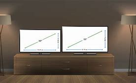 Image result for How Big Is a 50 Inch TV