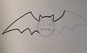 Image result for How to Draw a Bat for Halloween