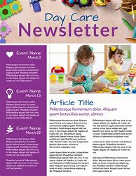 Image result for daycare newsletters templates free