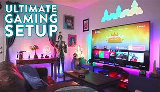 Image result for Living Room Gaming Setup