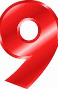 Image result for 9 Red Number Printable