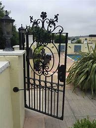 Image result for Wrought Iron Gate Lock