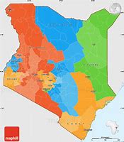 Image result for Simple Map of Kenya