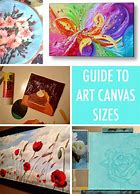Image result for Standard Art Canvas Sizes
