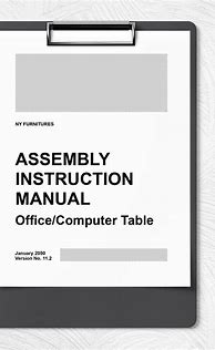 Image result for Front Matter of an Instruction Manual