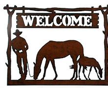 Image result for Western Metal Signs