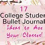 Image result for Student Bullet Journal