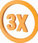 Image result for 3X Icon