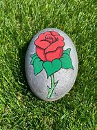 Image result for Painted+Rock+Rose