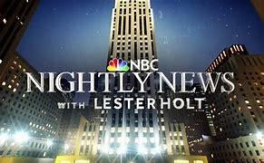 Image result for NBC Nightly News 2019