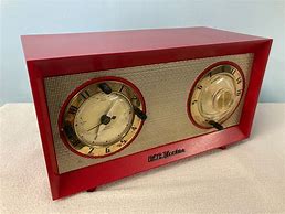 Image result for Vintage Clock Radio