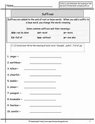 Image result for Prefixes Suffixes Worksheets