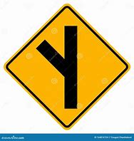 Image result for Y Junction Road Sign