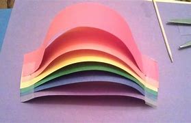 Image result for Rainbow Construction Papercraft