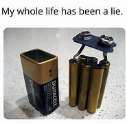 Image result for 9 Volt Battery Meme