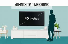 Image result for 40TV Dimensions