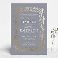 Image result for Pressed Wedding Invitations