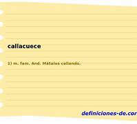 Image result for callacuece