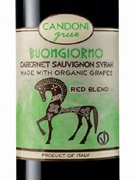 Candoni Cabernet Sauvignon Organic に対する画像結果