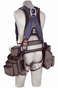 Image result for Fall Restraint Harness with Tool Pouches