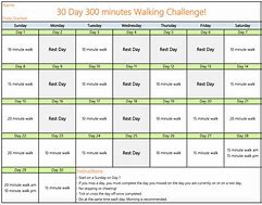 Image result for 30-Day Walking Challenge Calendar