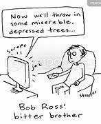 Image result for Bob Ross Cartoon