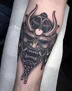 Image result for Samurai Warrior Mask Tattoo Designs