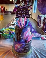 Image result for Galaxy Themed Party Cakes