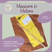 Image result for Items Measured in Meters