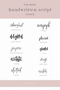 Image result for Script Writing Font