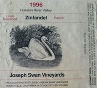 Image result for Joseph Swan Zinfandel Lone Redwood Ranch