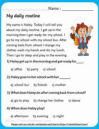 Image result for Daily Routine Reading