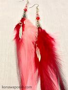 Image result for Silver Feather Earrings