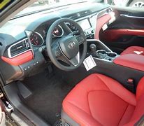 Image result for Camry XSE Black with Cockpit Red Leather