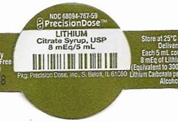Image result for Lithium Citrate