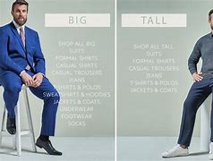 Image result for mens big tall formal wear