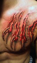 Image result for Claw Mark Tattoo Design
