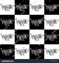 Image result for Punk Rock Logo Black Background